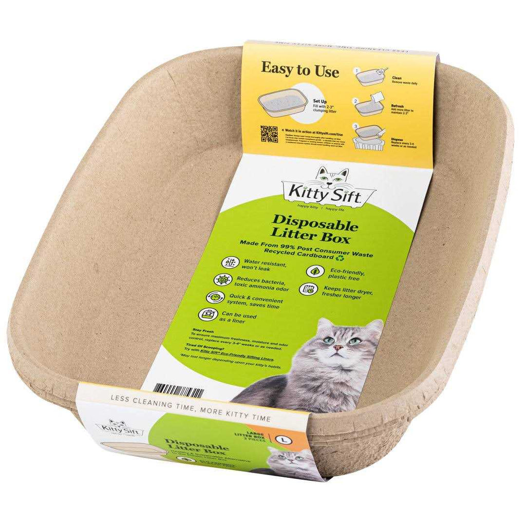 Disposable Sifting Litter Box D2811