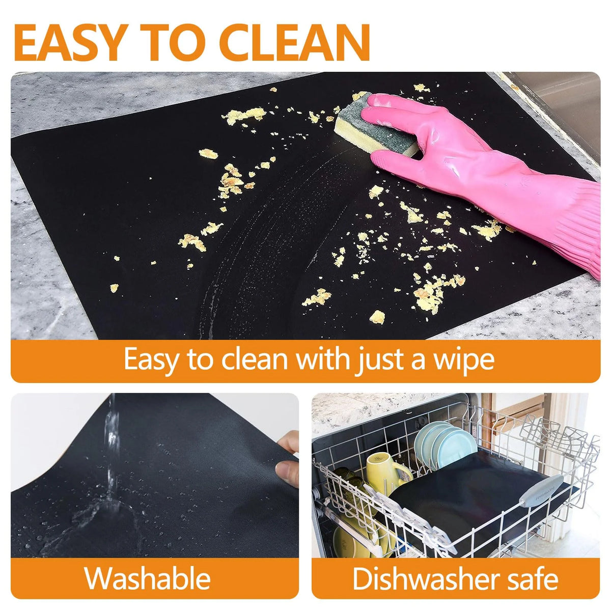 80 Inch Non Stick Teflon Oven Liners with Slide Cutter G69043