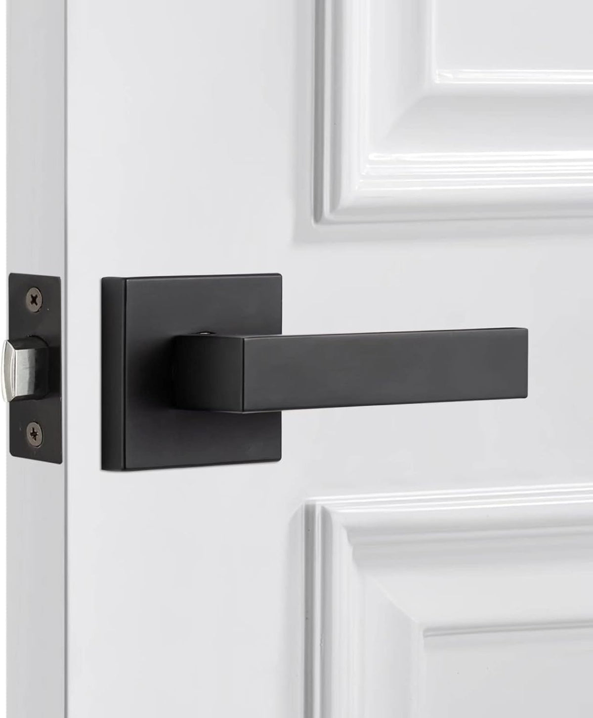 Silver Heavy Duty Door Lever 2 Pack G620278