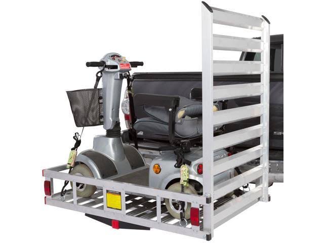 Hitch Mounted Mobility Scooter Carrier Rack with Ramp I6615