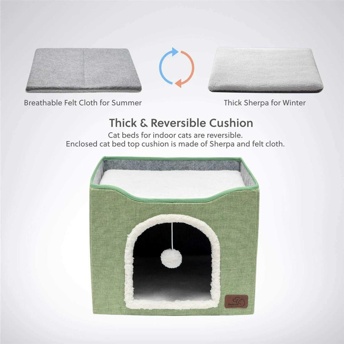 Large Cat Cave with Scratch Pad R209810