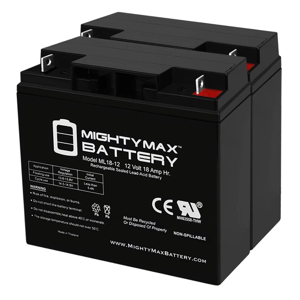 12V 18AH SLA AGM Rechargeable Deep Cycle Battery K44468
