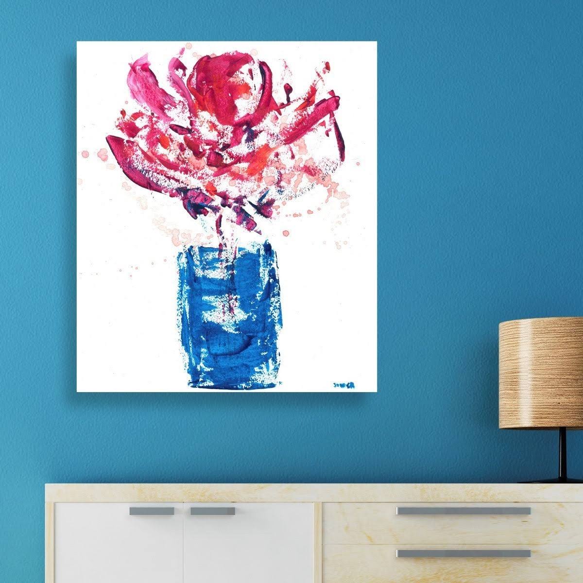 Blue Canvas Art P93531