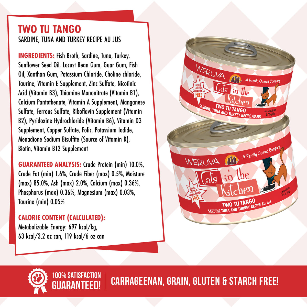 Canned Cat Food 6 oz Case of 24 I270