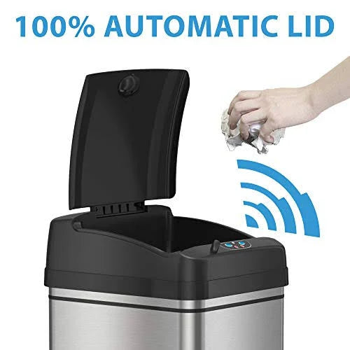 8 Gallon Sensor Trash Can with Odor Filter T1708