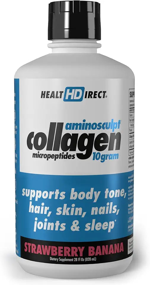 Liquid Collagen Micropeptides 28 FL Oz Strawberry Banana Z465751