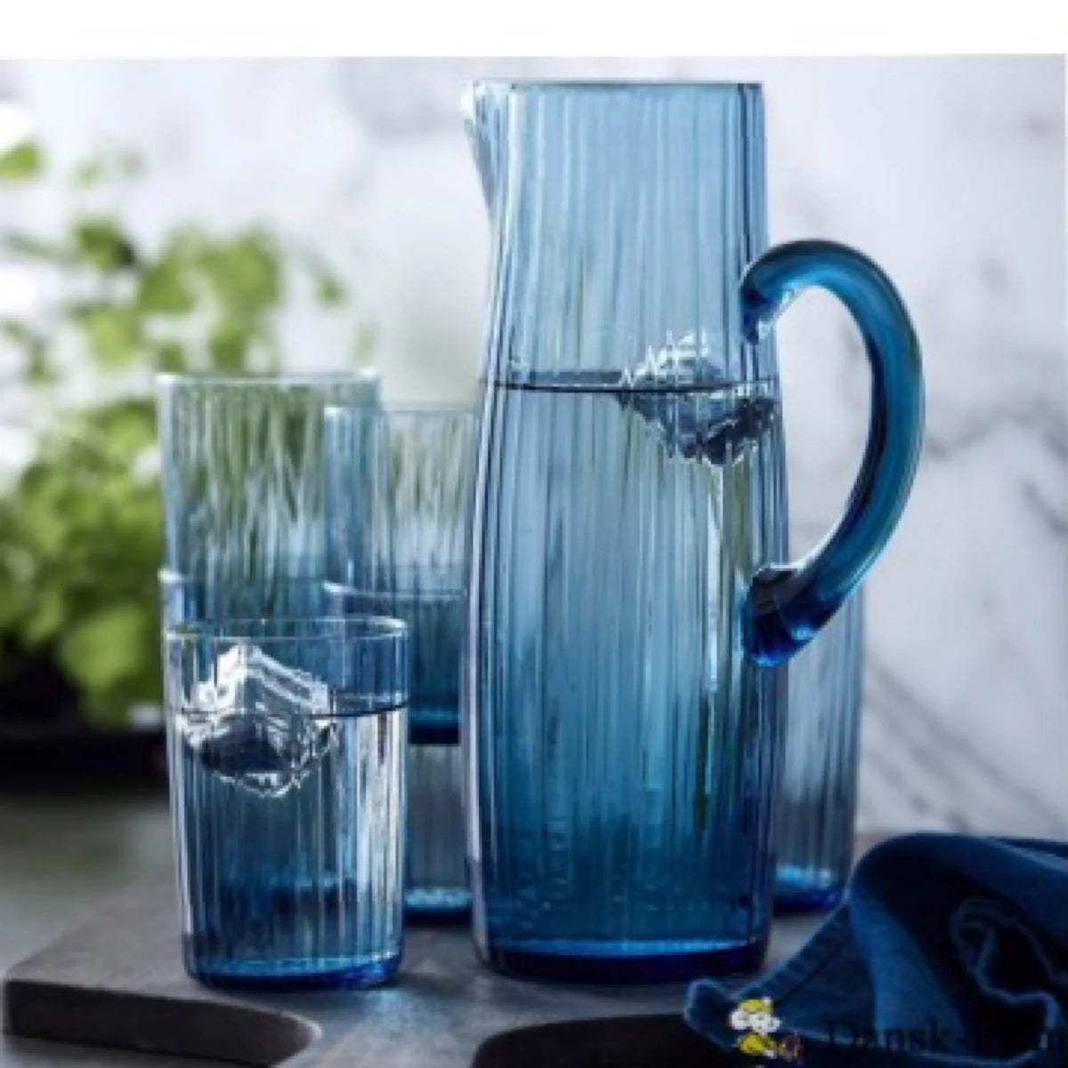 Blue Tumbler Set of 6 D861