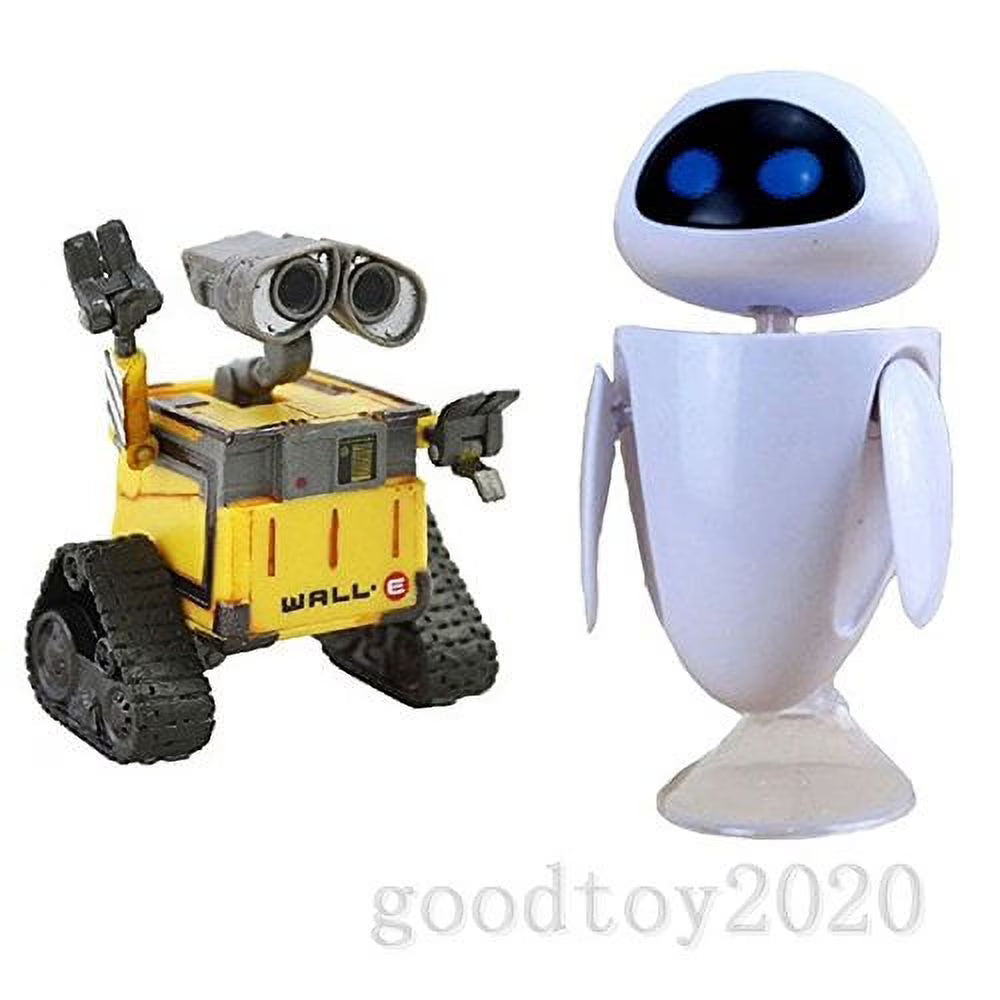 Gift Set of 2pcs Pixar Wall E and Eve Action Figure Loose Hot D4467