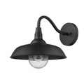 Matte Black 1-Light Wall Light F38085