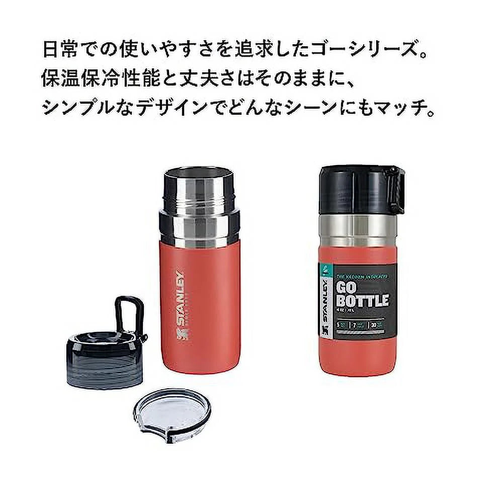 Salmon Pink 0.47L Stainless Steel Vacuum Bottle U123