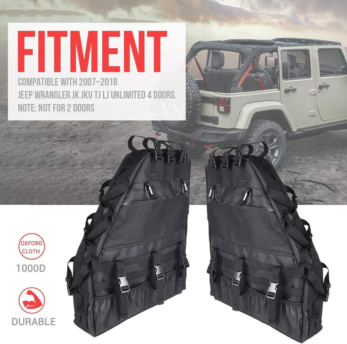 Roll Bar Storage Bag Organizers with Multi-Pockets S5908