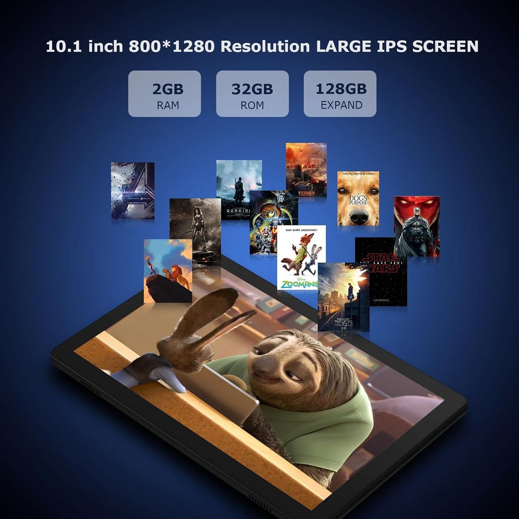 10.1 inch Android Tablet with 2GB RAM 32GB ROM W4950