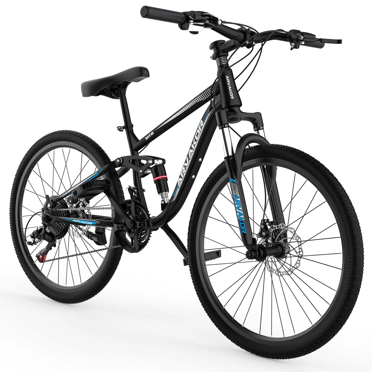 26'' Mountain Bikes 21 Speeds Double Disc Brake Gray I73383