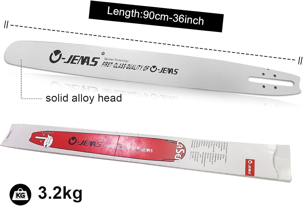 36-Inch Chain Saw Guide Bar Alloy V529