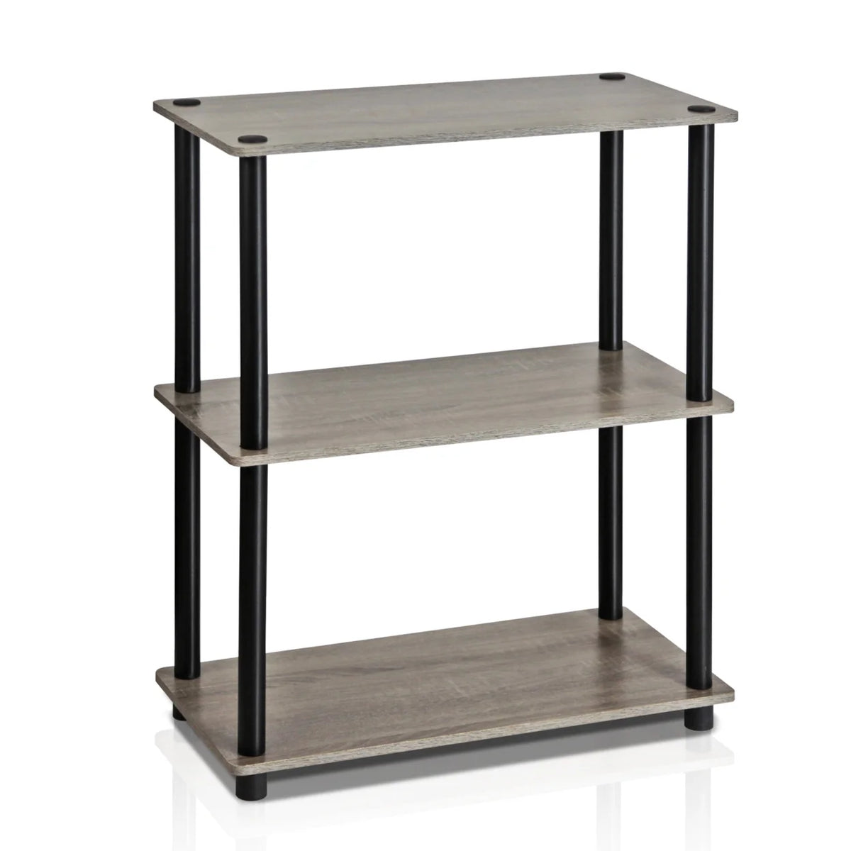 3-Tier Dark Cherry Shelf Display Rack O422