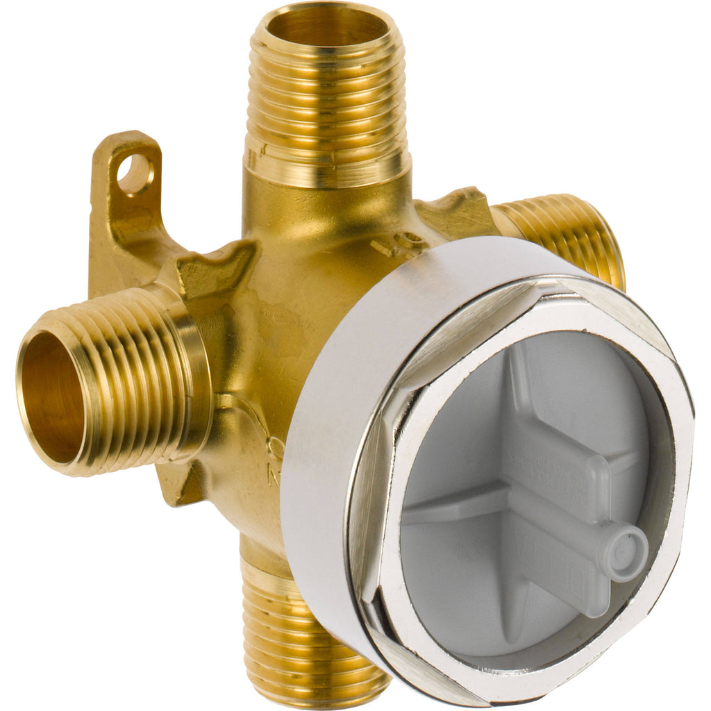 Champage Bronze Single Handle Shower Diverter with Valve Z405