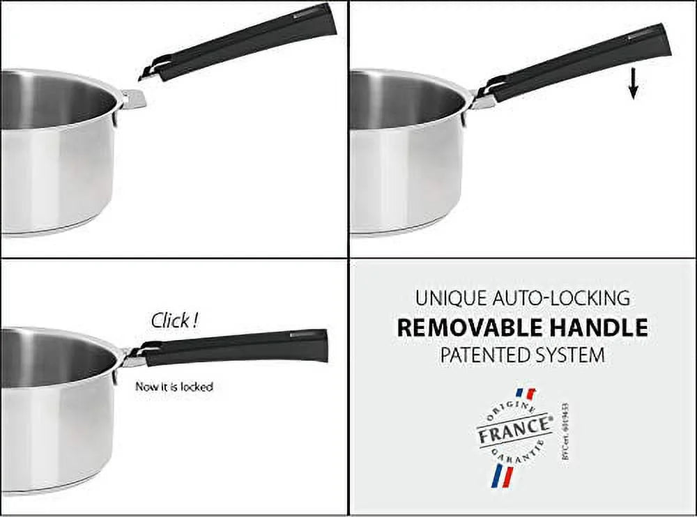 White 6 Pc Cookware Set J451