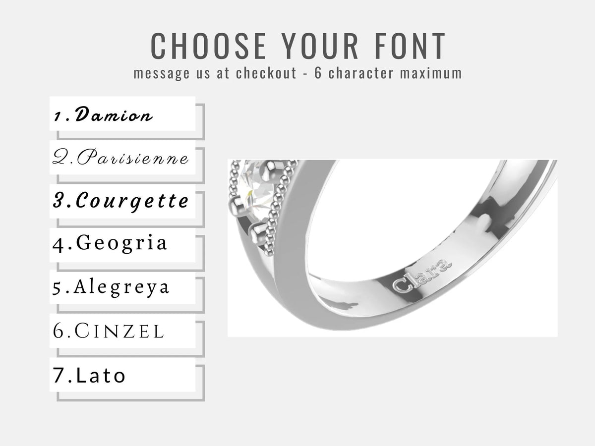 Champagne Simulated Diamond Princess Cut Ring C85602