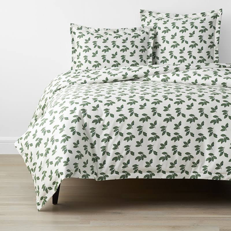 Green Twin Sateen Duvet Cover M84064