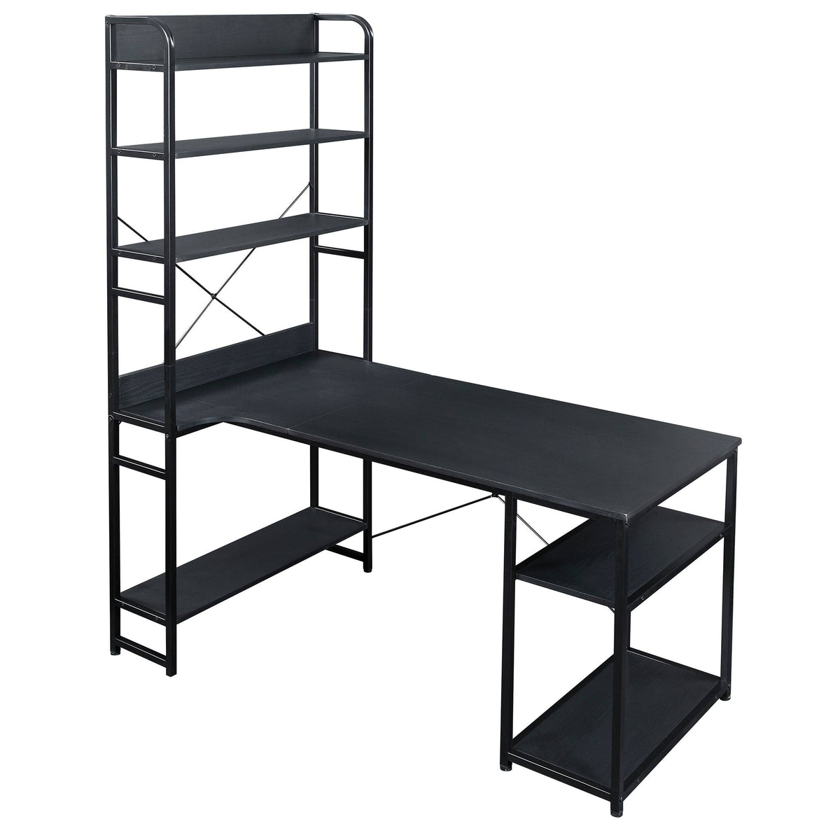 Tiger 5-Tier Open Bookshelf Desk N12823