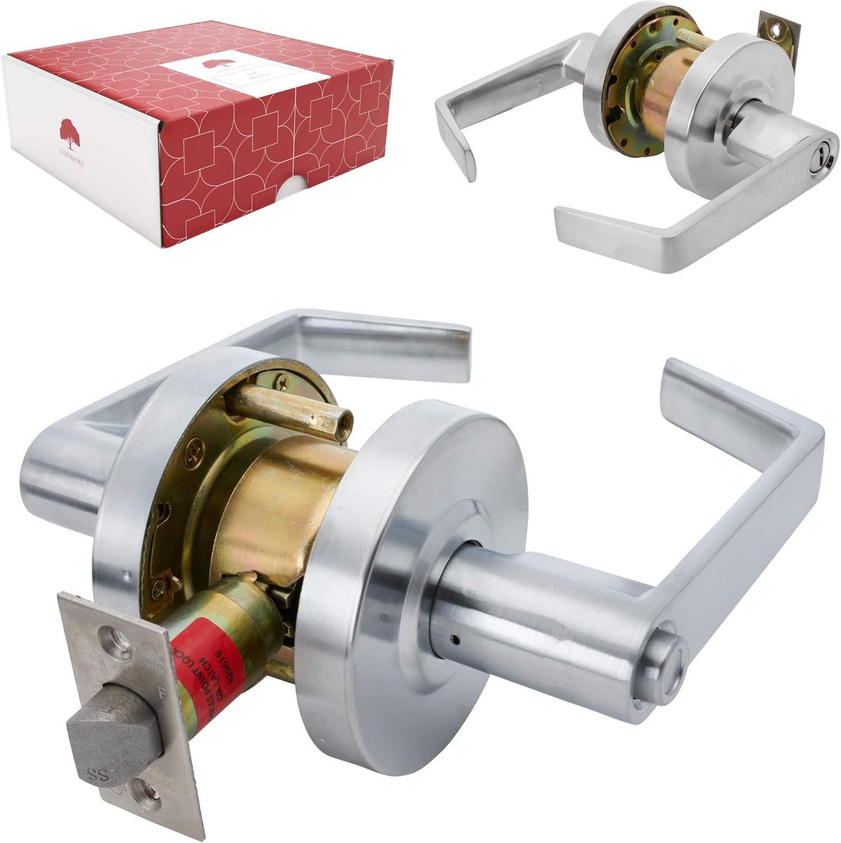 Nickel Chrome Finish Grade 2 Lockset M23942