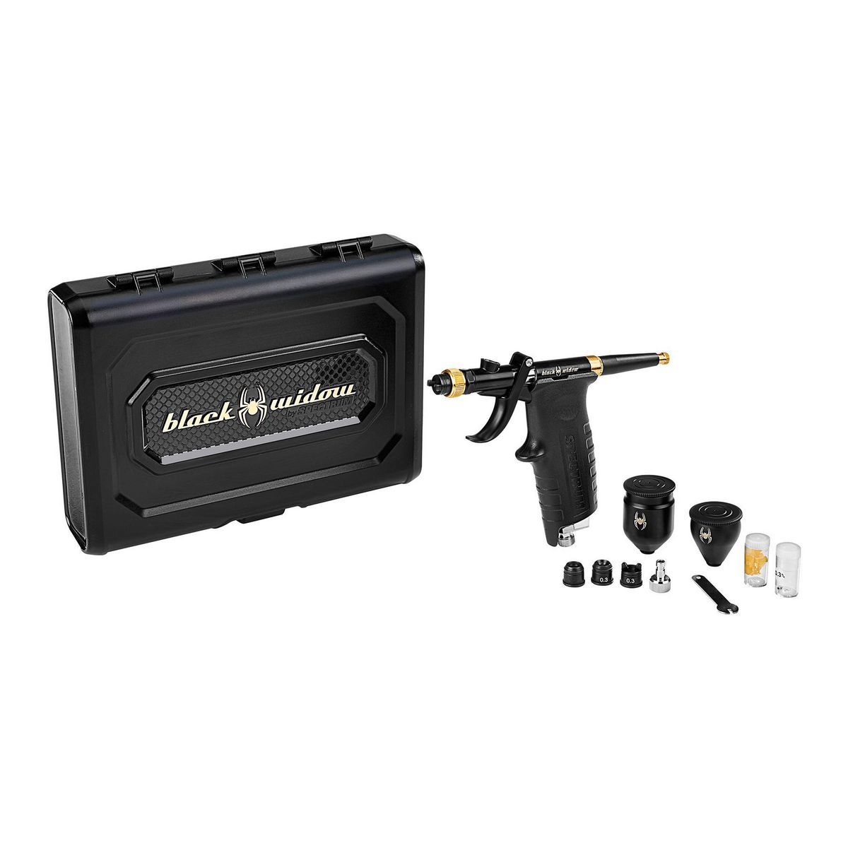 0.3 mm, 0.5 mm Dual-Action Gravity-Feed Airbrush D77592