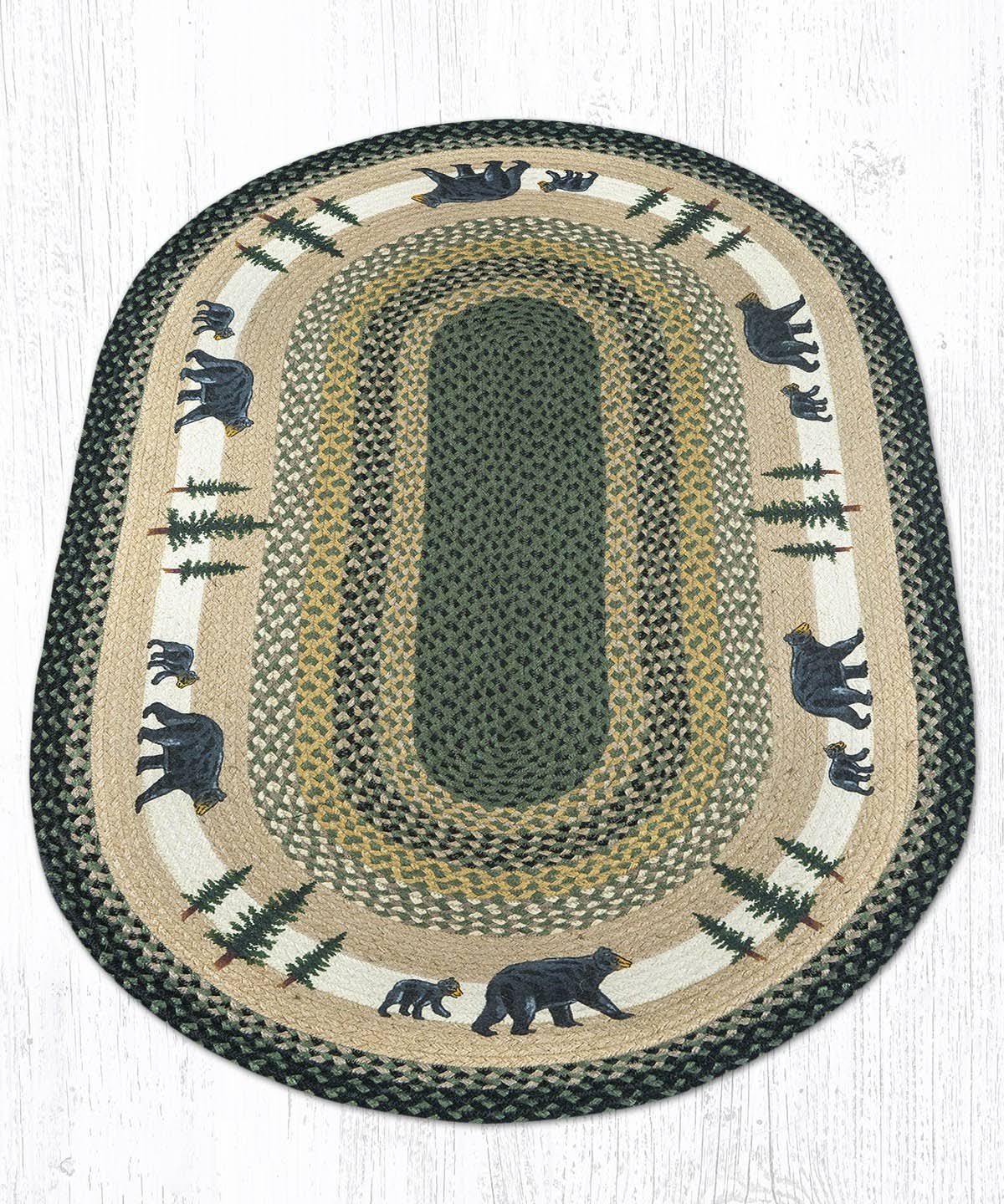 3 x 5 ft. Jute Oval Patch U6121