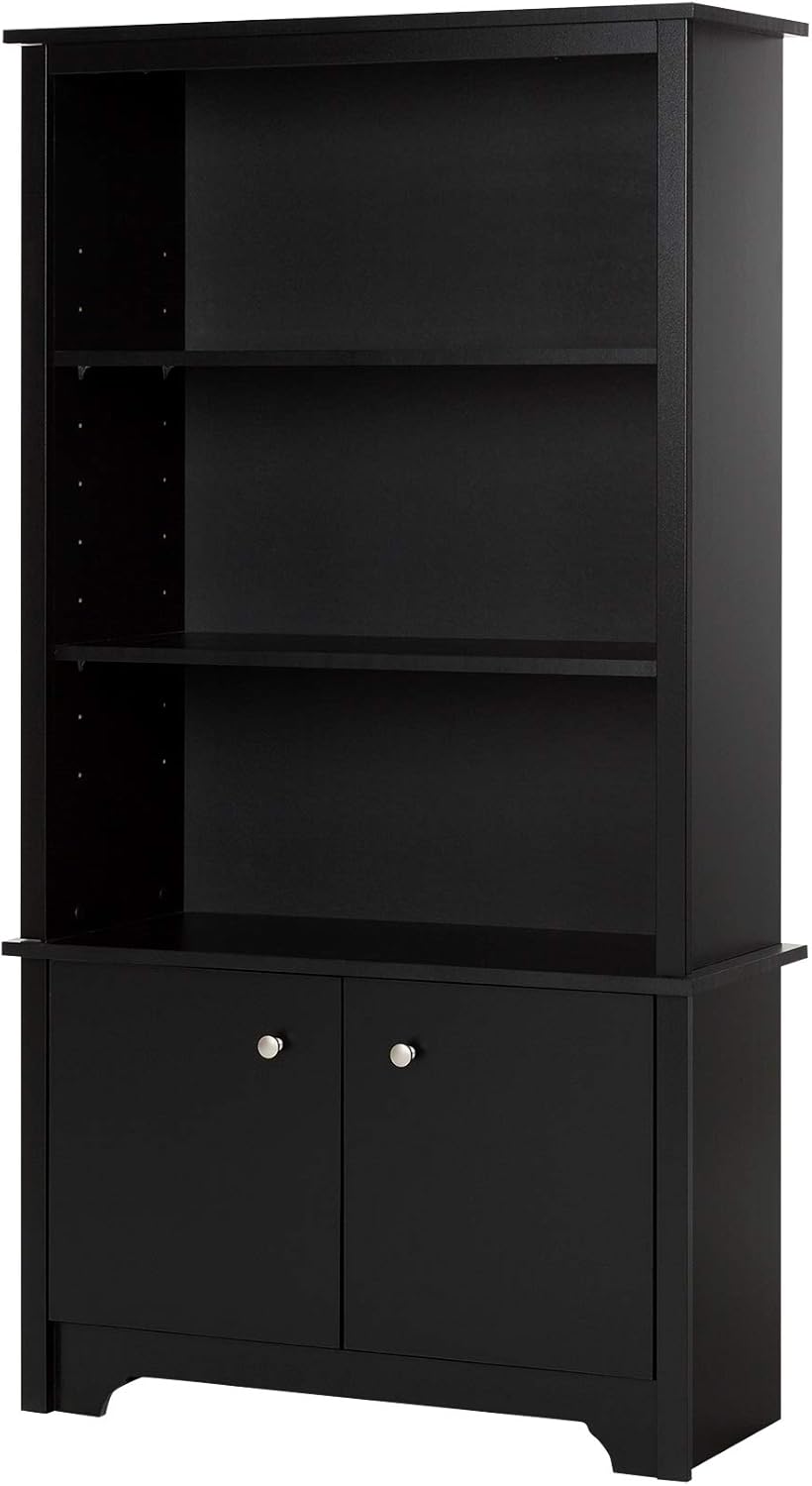 3-Shelf Bookcase with 2 Doors O7497