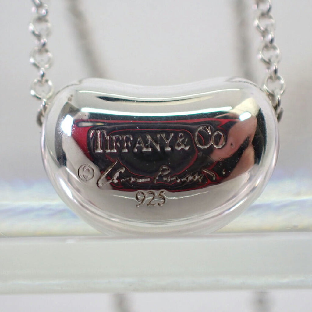 925 bean pendant necklace K77578