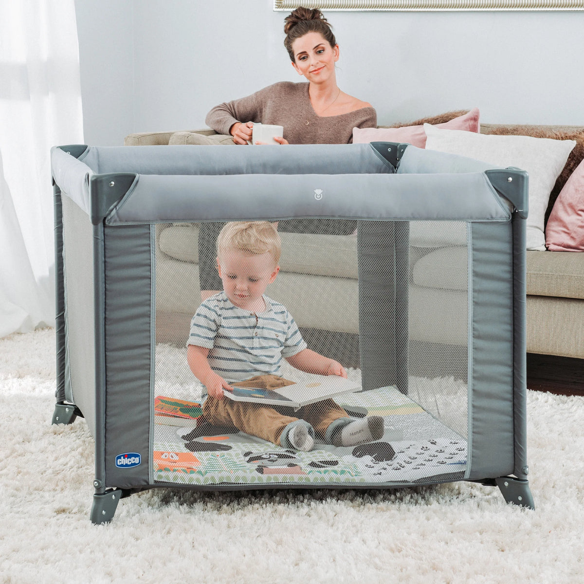 Portable Square Baby Playpen H578
