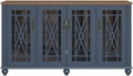 Vintage Wood Kitchen Buffet Sideboard Cabinet E1842