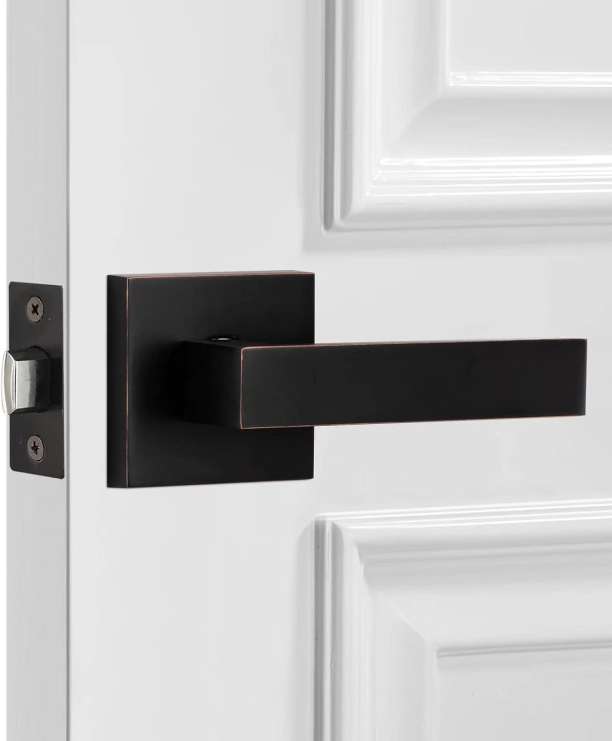 Silver Heavy Duty Door Lever 2 Pack G620278