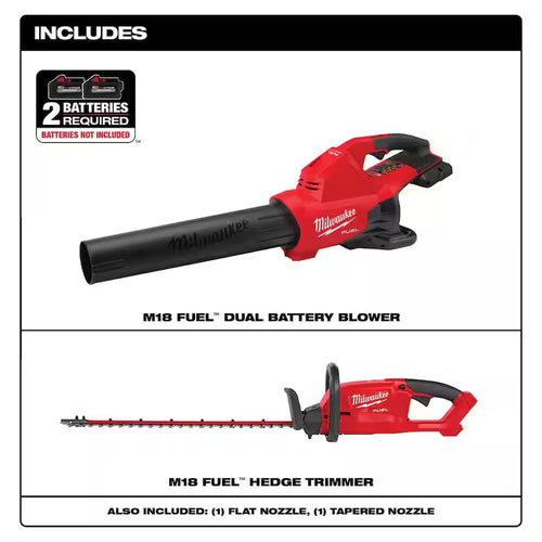 18V Lithium-Ion Cordless Handheld Blower with Hedge Trimmer U210752