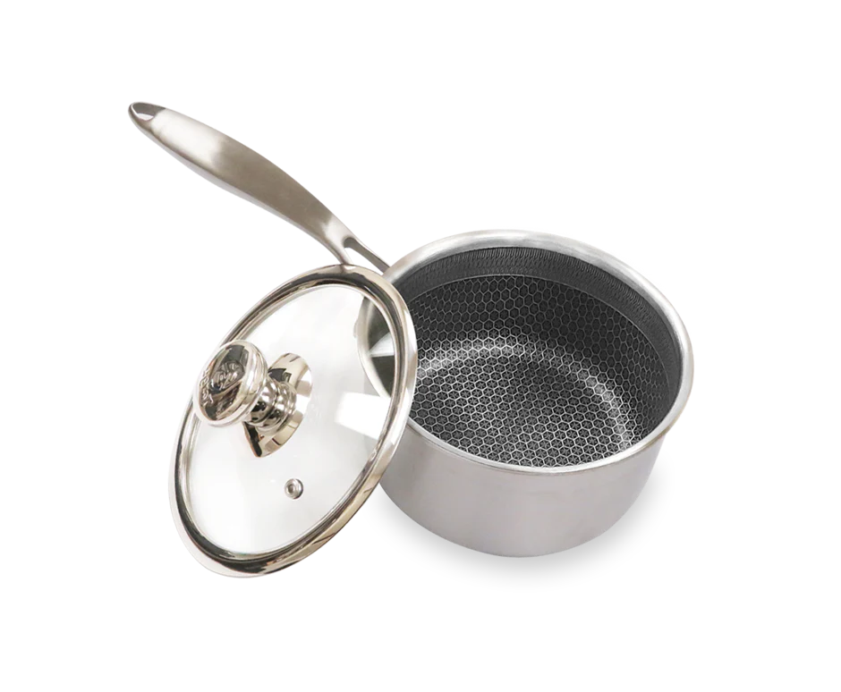 16cm Sauce Pan with Glass Lid N2977