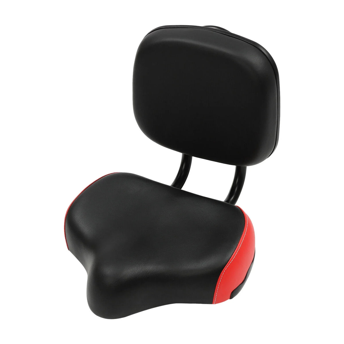 Red/Blue 11.5" x 9.5" Wide Bike Seat with Backrest Q98102