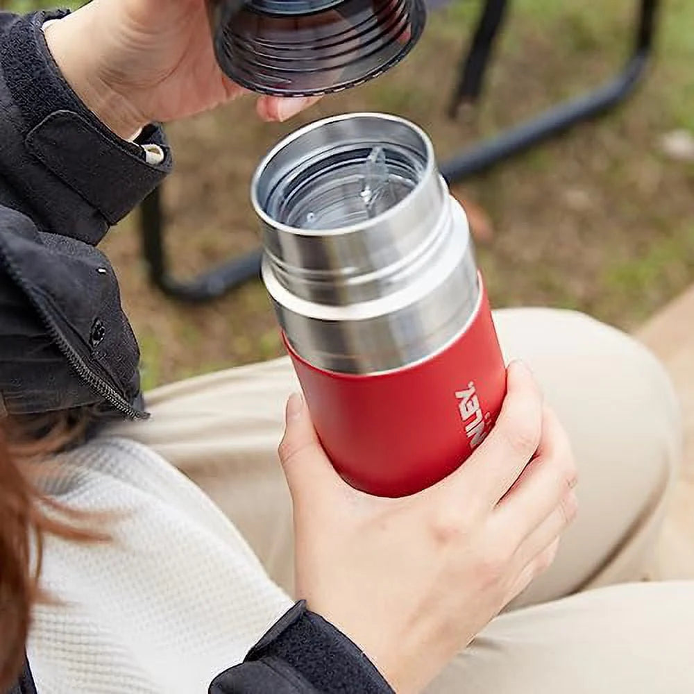 Salmon Pink 0.47L Stainless Steel Vacuum Bottle U123