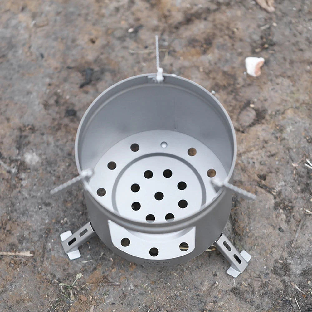 Ultralight Folding Titanium Firewood Stove G814724