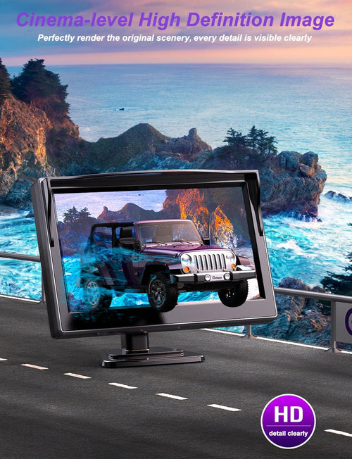 1080P Wired Backup Camera with 5 Inch Monitor X238819