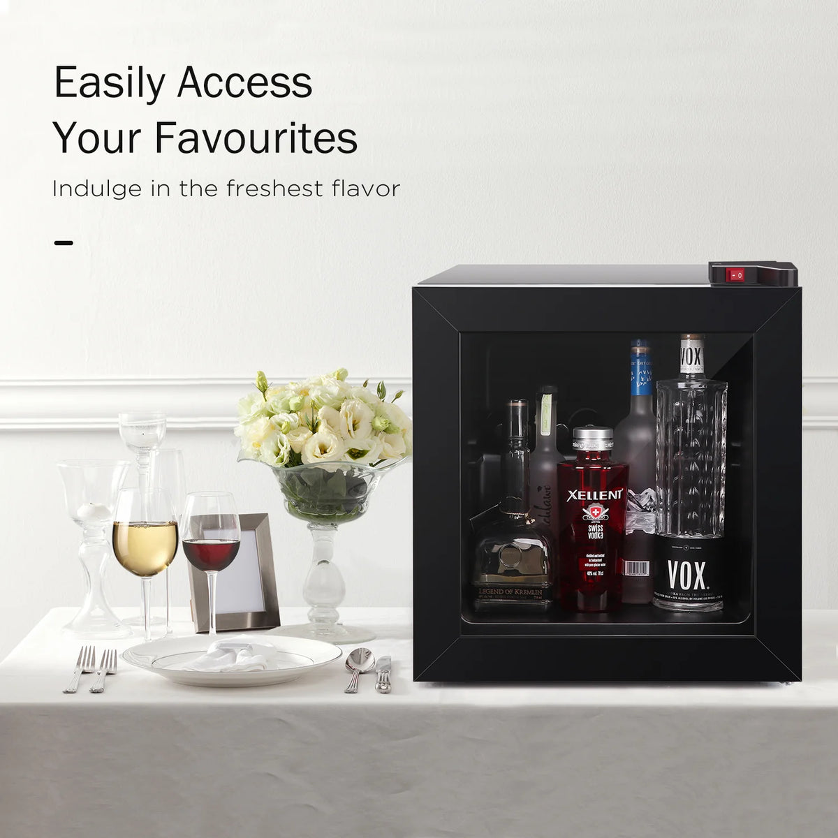 1.1 Cu Ft Countertop Glass Door Freezer T6049