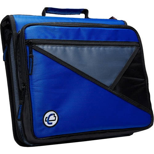 Blue 2" O-Ring Zipper Binder with 13" Tablet Pouch E40991