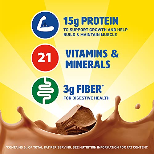 8 FL OZ Ready-to-Drink High Protein with Fiber Milk Chocolate (Pack of 24) W2794