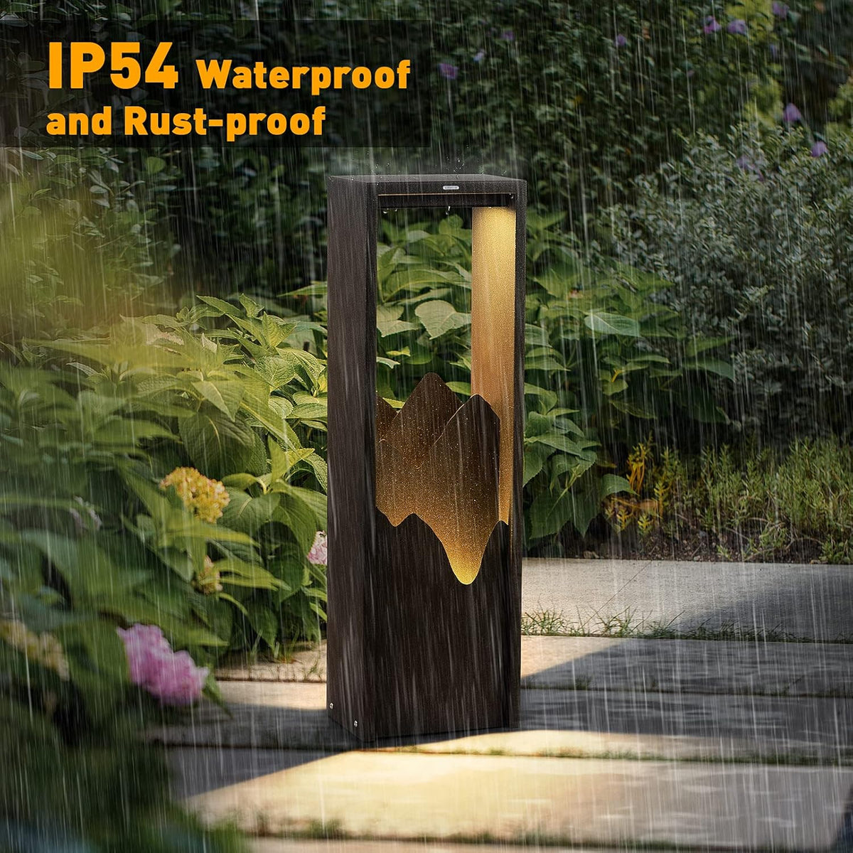 Stainless Steel 3000K LED 26 Inches Outdoor Bollard Lighting M7787