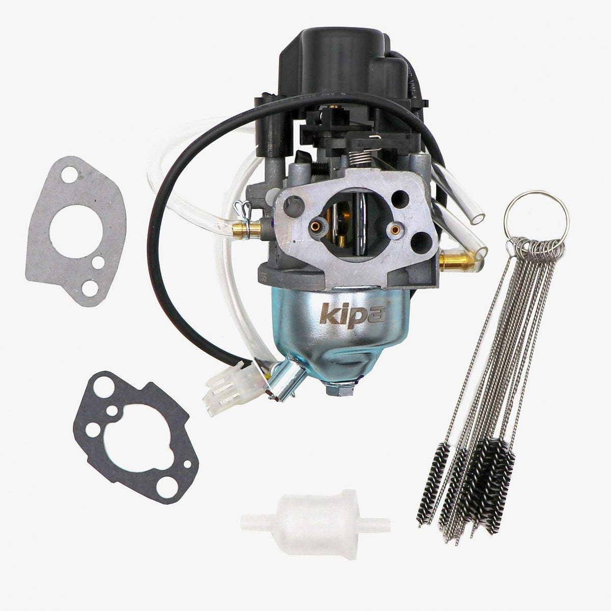 Carburetor with Mounting Gasket & Carbon Dirt Jet Cleaner Tool Kit Pack of 2 I48610