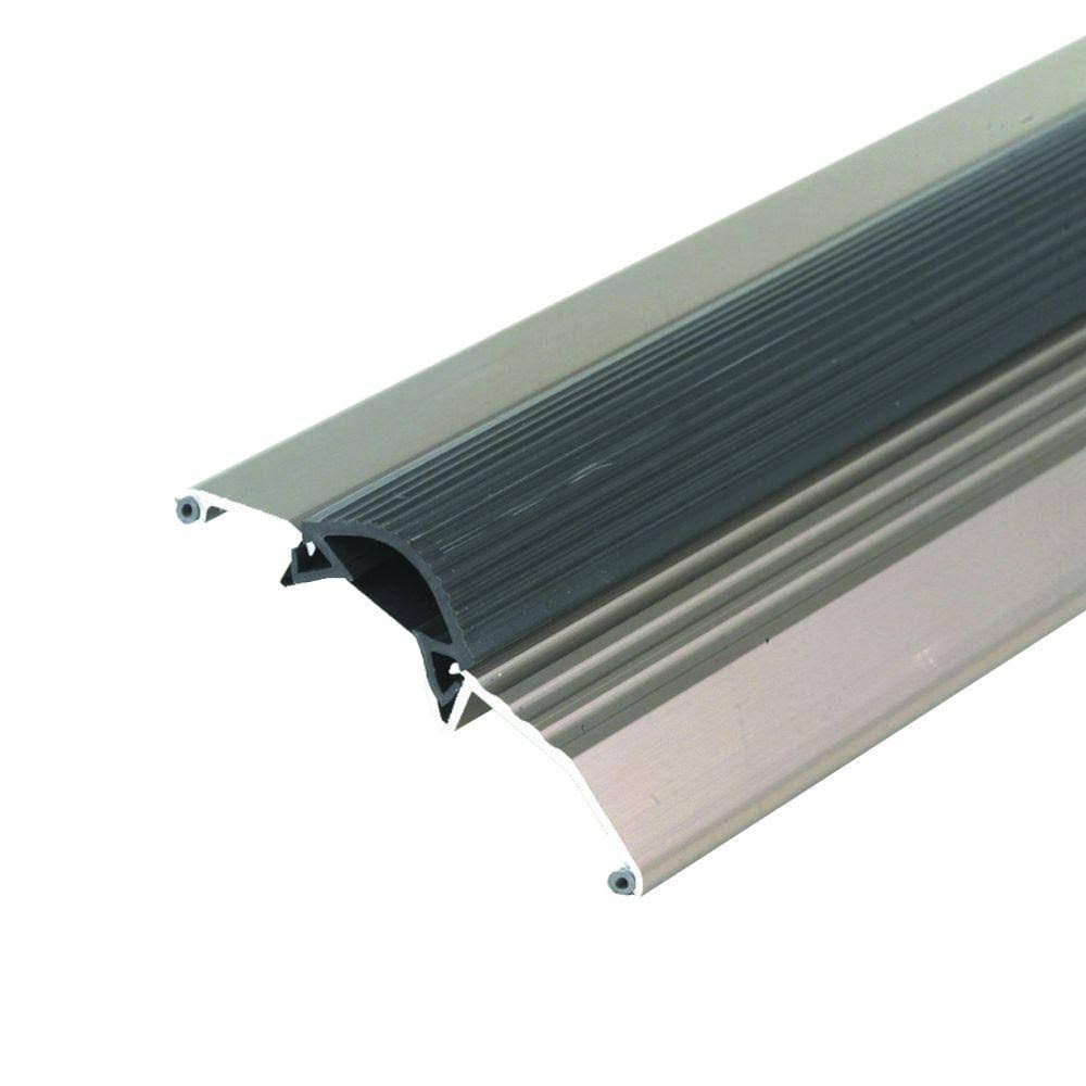 Satin Nickel Aluminum Threshold with Vinyl Seal Y9288