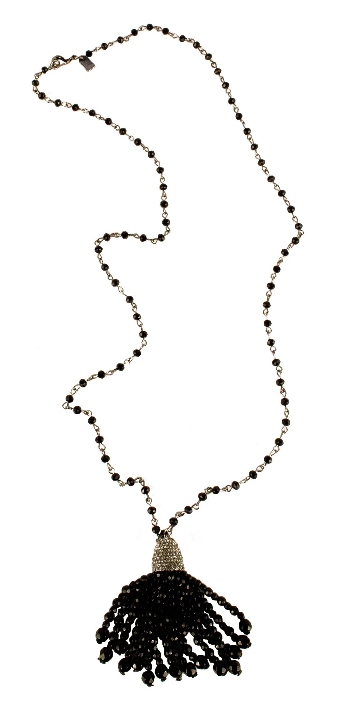 Jeweled Tassel Pendants Necklace Y7766