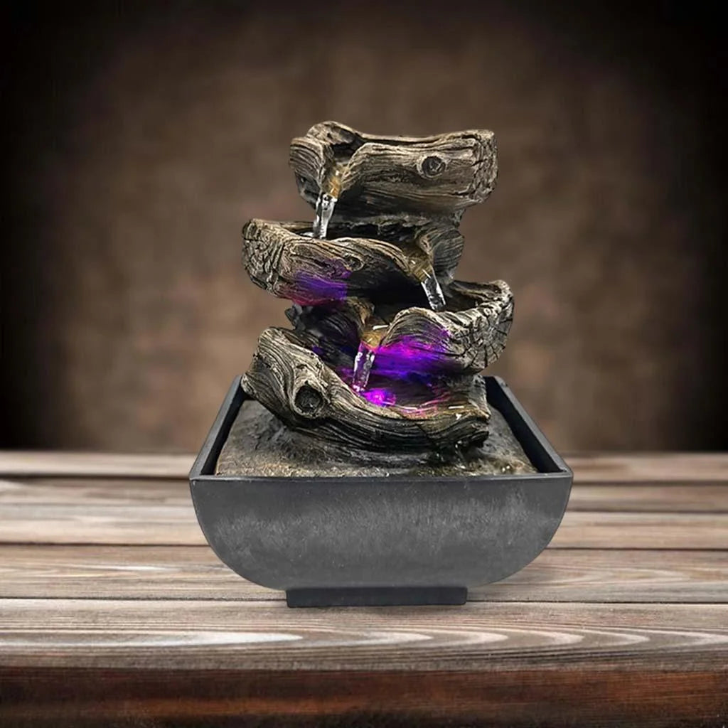 Mini Tabletop Fountain Water Fountain with Automatic Pump Z68487
