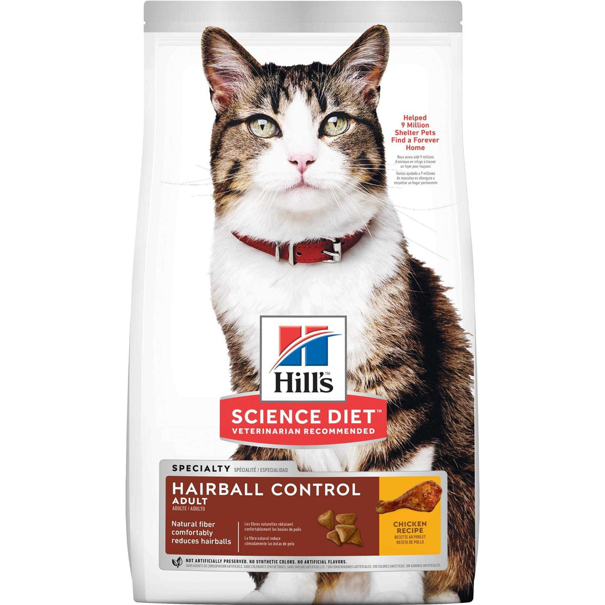 Adult Hairball Control Dry Cat Food B735