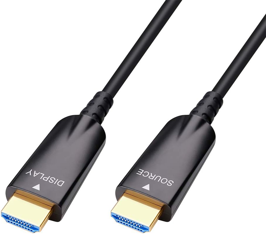 75ft Fiber Optic HDMI Cable, 4K 30Hz, Black N377