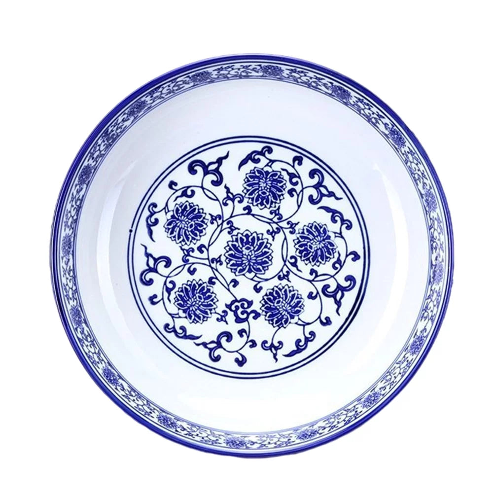 Blue and White Porcelain Ceramic Bowl N9905
