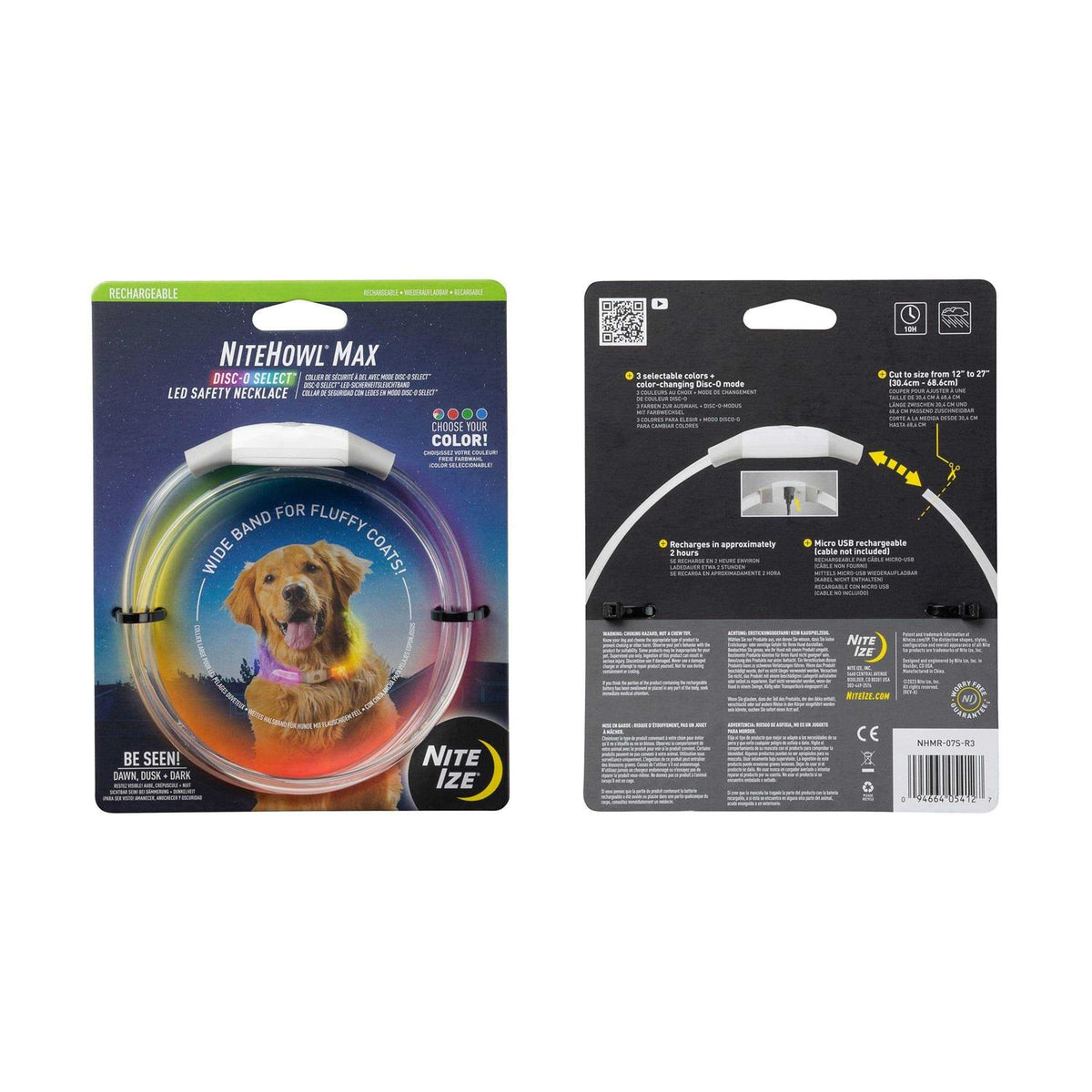 Rechargeable LED Safety Necklace I65534